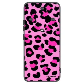 Picasee silikonski črni ovitek za Honor Magic5 Lite 5G - Pink Tiger