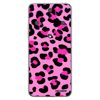 Picasee silikonski prozorni ovitek za Honor Magic5 Lite 5G - Pink Tiger