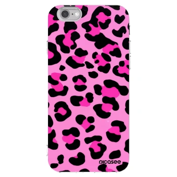 Picasee silikonski prozorni ovitek za Apple iPhone 6/6S - Pink Tiger