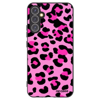 Picasee silikonski črni ovitek za Samsung Galaxy A34 5G A346B - Pink Tiger