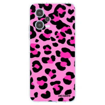 Picasee silikonski prozorni ovitek za Xiaomi Redmi Note 12 5G - Pink Tiger