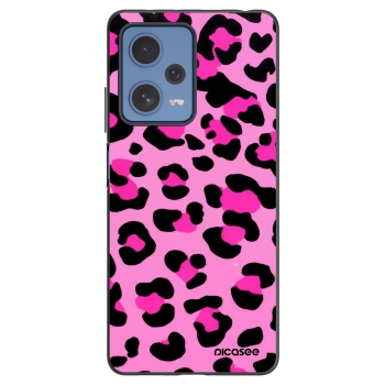 Picasee silikonski črni ovitek za Xiaomi Redmi Note 12 Pro 5G - Pink Tiger