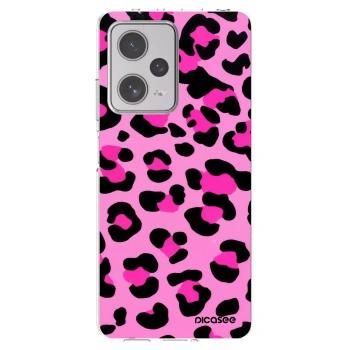 Picasee silikonski prozorni ovitek za Xiaomi Redmi Note 12 Pro+ 5G - Pink Tiger