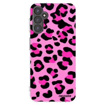 Picasee silikonski prozorni ovitek za Samsung Galaxy A14 4G A145R - Pink Tiger
