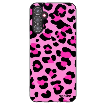Picasee silikonski črni ovitek za Samsung Galaxy A14 5G A146P - Pink Tiger