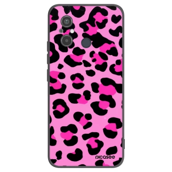 Picasee silikonski črni ovitek za Xiaomi Redmi 12C - Pink Tiger