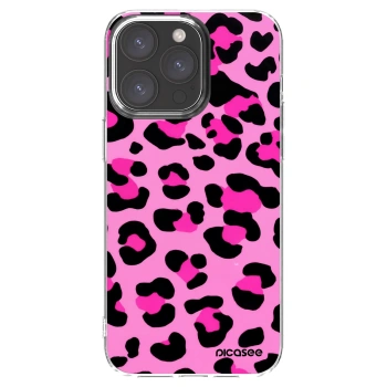 Picasee silikonski prozorni ovitek za Apple iPhone 15 Pro Max - Pink Tiger