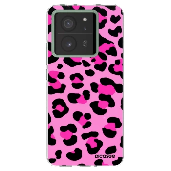Picasee silikonski prozorni ovitek za Xiaomi 13T - Pink Tiger