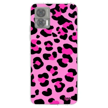 Picasee silikonski prozorni ovitek za Motorola Edge 30 Neo - Pink Tiger