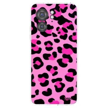 Picasee silikonski prozorni ovitek za Motorola Edge 40 - Pink Tiger