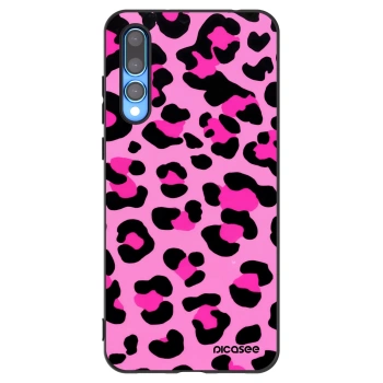Picasee silikonski črni ovitek za Huawei P20 Pro - Pink Tiger
