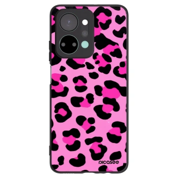 Picasee silikonski črni ovitek za Honor X7a - Pink Tiger