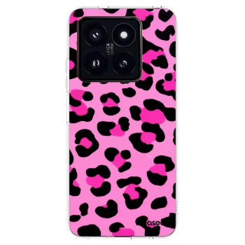 Picasee silikonski prozorni ovitek za Xiaomi 14 Pro - Pink Tiger