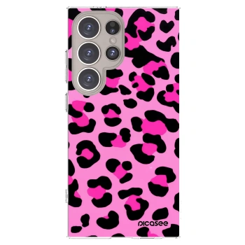 Picasee silikonski prozorni ovitek za Samsung Galaxy S24 Ultra S928B 5G - Pink Tiger