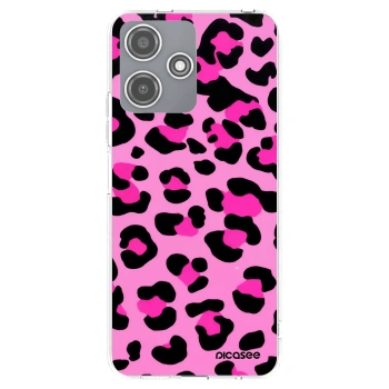 Picasee silikonski prozorni ovitek za Xiaomi Redmi 12 5G - Pink Tiger
