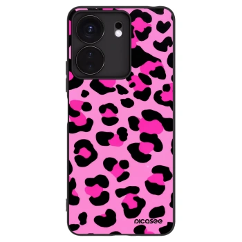 Picasee silikonski črni ovitek za Xiaomi Redmi 13C 4G - Pink Tiger