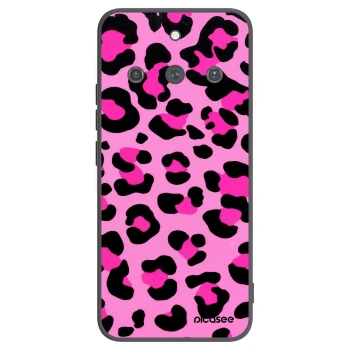 Picasee silikonski črni ovitek za Realme 11 Pro+ - Pink Tiger