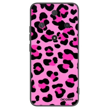 Picasee silikonski črni ovitek za Honor Magic6 Lite 5G - Pink Tiger