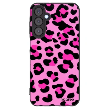 Picasee silikonski črni ovitek za Samsung Galaxy A25 A256B 5G - Pink Tiger
