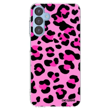 Picasee silikonski prozorni ovitek za Samsung Galaxy A15 A156B 5G - Pink Tiger