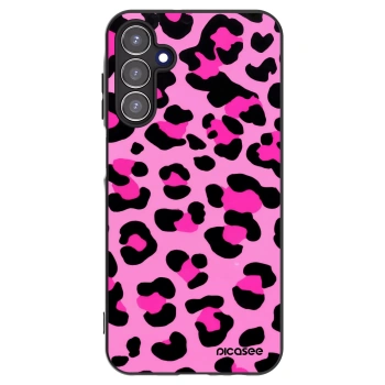 Picasee silikonski črni ovitek za Samsung Galaxy A15 A155F 4G - Pink Tiger