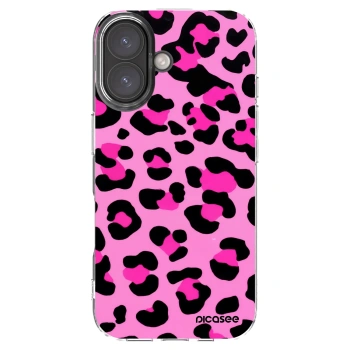 Picasee silikonski prozorni ovitek za Apple iPhone 16 - Pink Tiger
