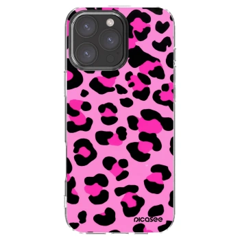 Picasee silikonski prozorni ovitek za Apple iPhone 16 Pro Max - Pink Tiger