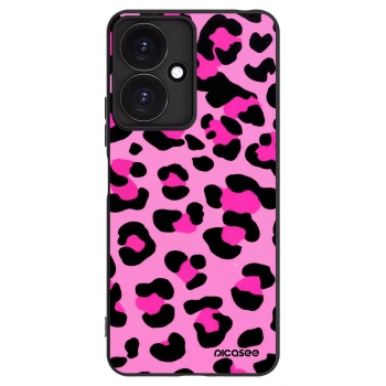 Picasee silikonski črni ovitek za Xiaomi Redmi 13C 5G - Pink Tiger