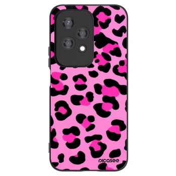 Picasee silikonski črni ovitek za Honor 200 Lite - Pink Tiger