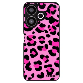 Picasee silikonski črni ovitek za Xiaomi Redmi 13 4G - Pink Tiger