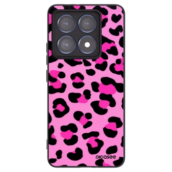 Picasee silikonski črni ovitek za Xiaomi 14T Pro - Pink Tiger