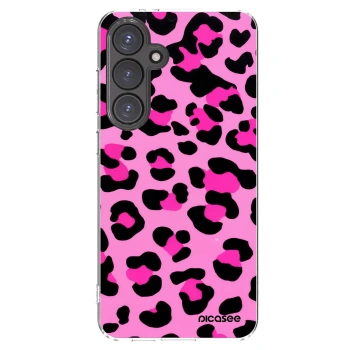 Picasee silikonski prozorni ovitek za Samsung Galaxy S24 FE S721B - Pink Tiger