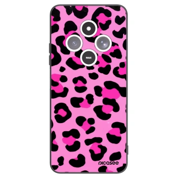 Picasee silikonski črni ovitek za Xiaomi Redmi 14C - Pink Tiger