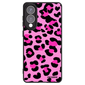 Picasee silikonski črni ovitek za Samsung Galaxy S25 Edge 5G - Pink Tiger