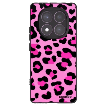 Picasee silikonski črni ovitek za Xiaomi Redmi Note 14 Pro 4G - Pink Tiger