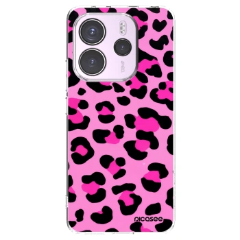 Picasee silikonski prozorni ovitek za Xiaomi Redmi Note 14 4G - Pink Tiger