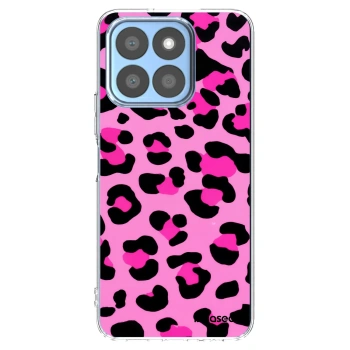 Picasee silikonski prozorni ovitek za Honor X8c - Pink Tiger