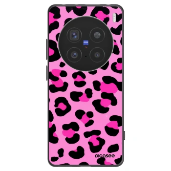 Picasee silikonski črni ovitek za Vivo X200 Pro - Pink Tiger