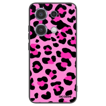Picasee silikonski črni ovitek za Xiaomi Redmi Note 14S - Pink Tiger