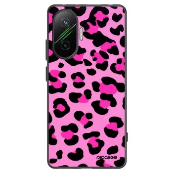 Picasee silikonski črni ovitek za Xiaomi Poco F7 5G - Pink Tiger