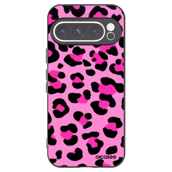 Picasee silikonski črni ovitek za Google Pixel 9 Pro XL - Pink Tiger