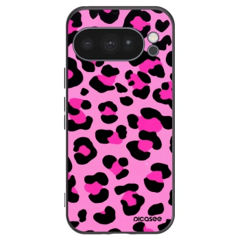 Picasee silikonski črni ovitek za Google Pixel 10 Pro - Pink Tiger