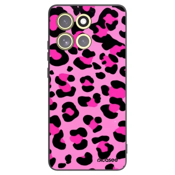 Picasee silikonski črni ovitek za Motorola Moto G86 Power 5G - Pink Tiger