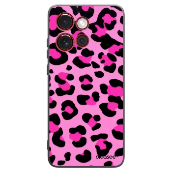 Picasee silikonski črni ovitek za Motorola Edge 60 Neo 5G - Pink Tiger
