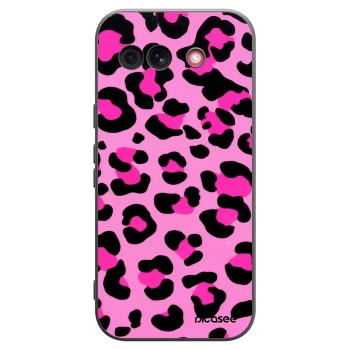 Picasee silikonski črni ovitek za Google Pixel 10a - Pink Tiger