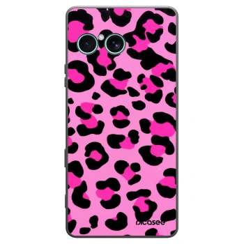 Picasee silikonski črni ovitek za Sony Xperia 10 VII - Pink Tiger