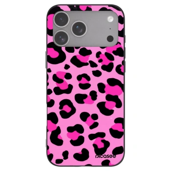 Picasee silikonski črni ovitek za Apple iPhone 18 Pro Max - Pink Tiger