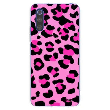 Picasee silikonski prozorni ovitek za Xiaomi Mi 9 SE - Pink Tiger