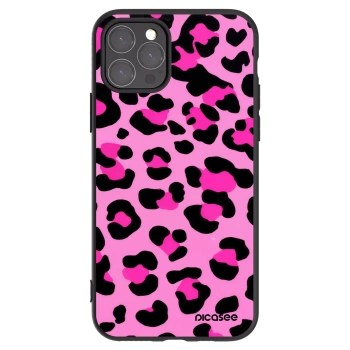 Picasee silikonski črni ovitek za Apple iPhone 11 Pro - Pink Tiger