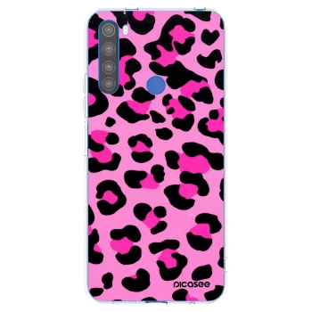 Picasee silikonski prozorni ovitek za Xiaomi Redmi Note 8T - Pink Tiger